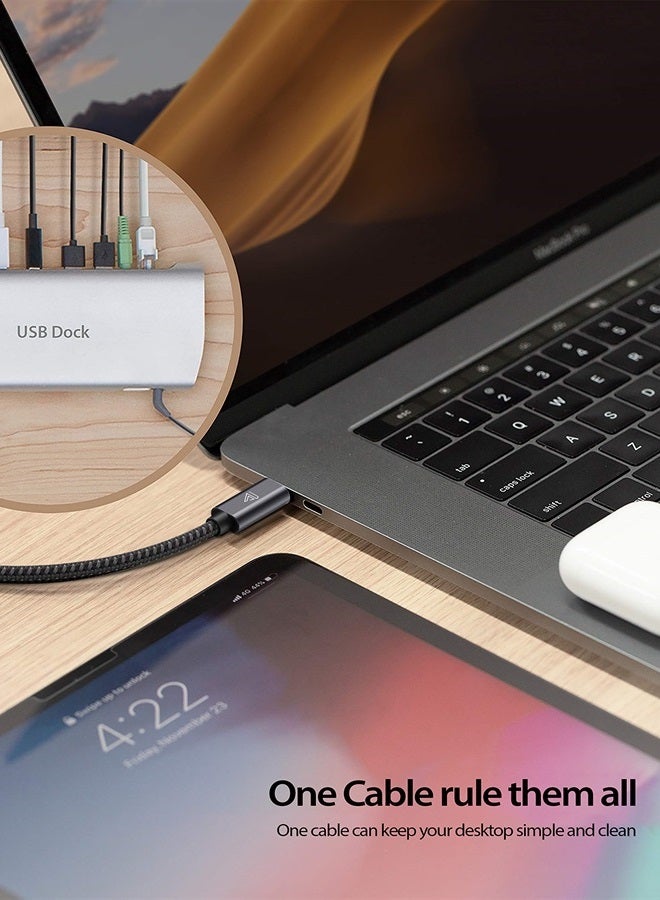 Faracent USB C Extension Cable (3.3Ft/1m/10Gbps), USB 3.2 Type C 3.1 Male to Female Extension Charging & Sync Model: C10 - Image 5