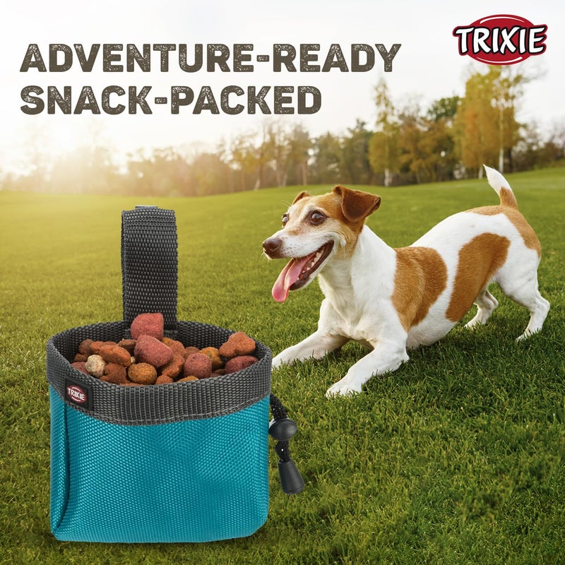 Trixie : - Baggy Snack Bag, Assorted | | Made with Durable Polyester Perfect to Carry on Pet Adventures | Attaches to Your Belt with a Clip and Loop Feature - 8 × 10 cm - Image 3