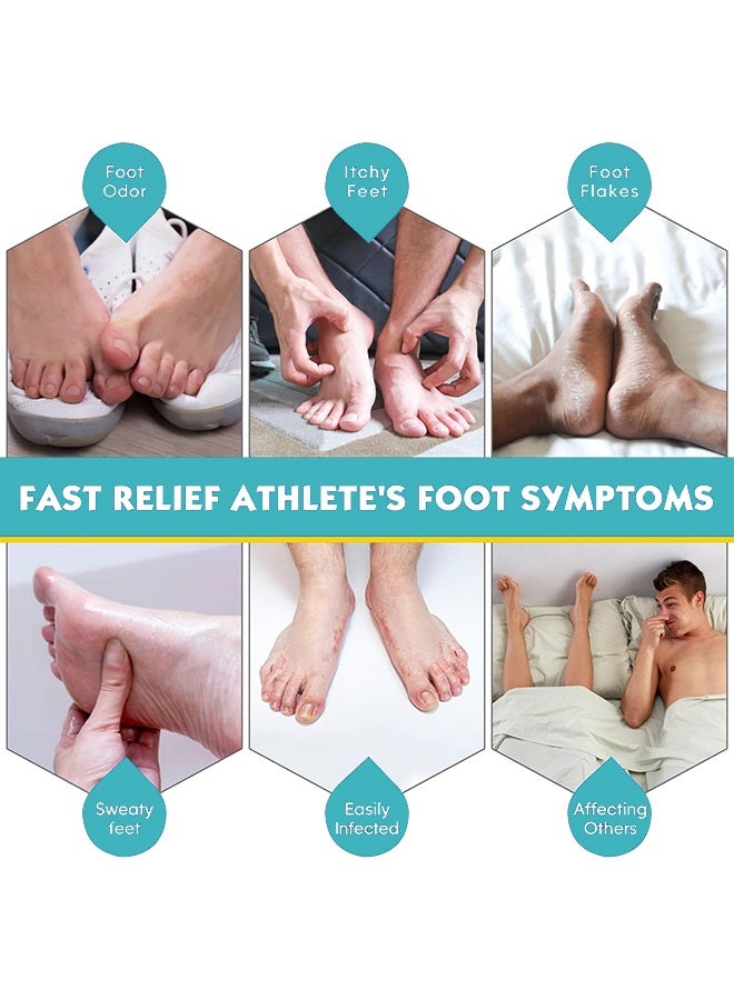 Jaysuing Anti Fungal Athlete Foot Spray- Prevent Athlete's Foot,Smelly Feet,Relieve Itching of Feet, Sweating, Peeling And Blisters, Natural Ingredients Foot Fungi Spray For Tinea Pedis 50ml - Image 3