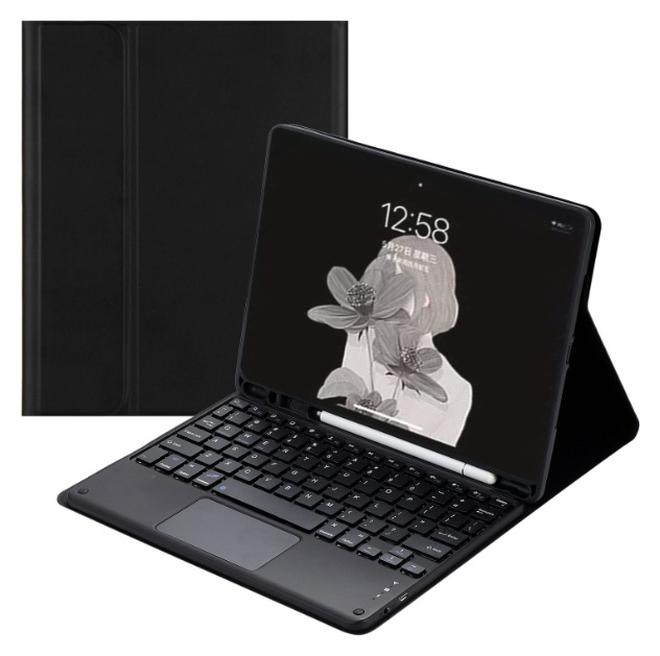general Arabic and English Keyboard Compatible with iPad (A16) 11th Generation 11 Inch 2025 (A3354,A3355,A3356) Touched Keyboard Case Protective Magnetic Cover - Image 1