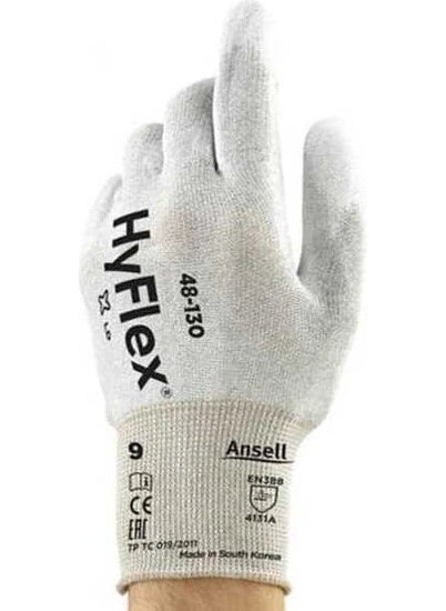 Ansell - Hyflex 48-130 Esd Mechanical and Multi-Purpose Protection Work Gloves - Image 1