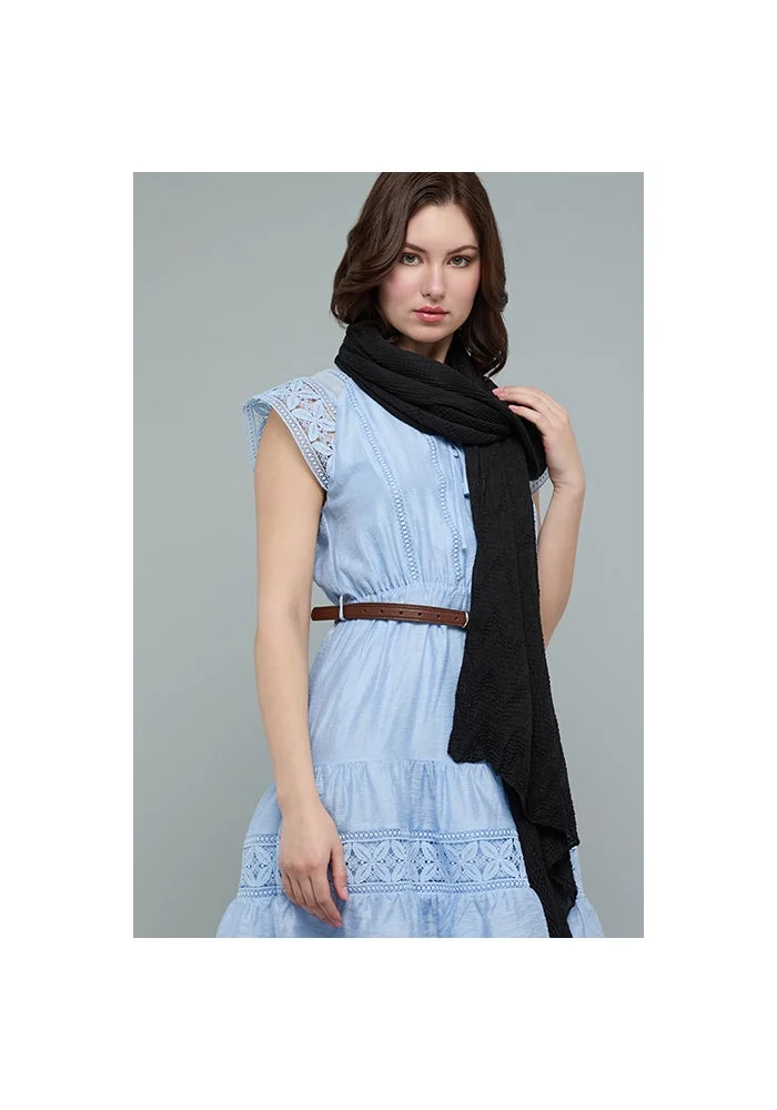 R&b  Textured Scarf, 180X85cm for Women | Best Price UAE