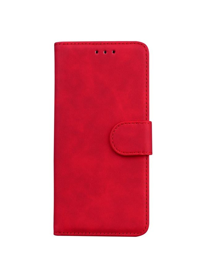 اس-توب جراب لهاتف Infinix Hot 20 5G مصنوع من الجلد بلون نقي وملمس ناعم - Image 2