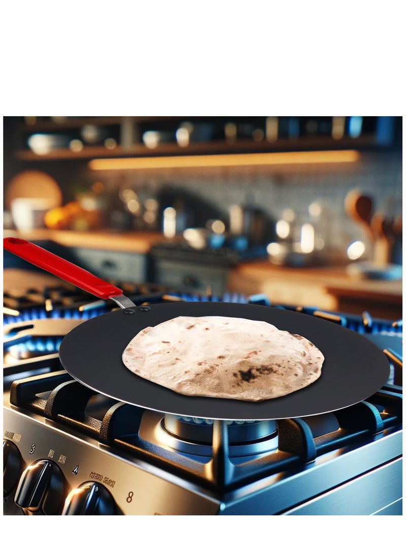 Sweet Home - Non-Stick Flat Tawa for Dosa and Crepe - 30cm, Induction Compatible, Easy to Clean, and Fade-Proof - Image 1
