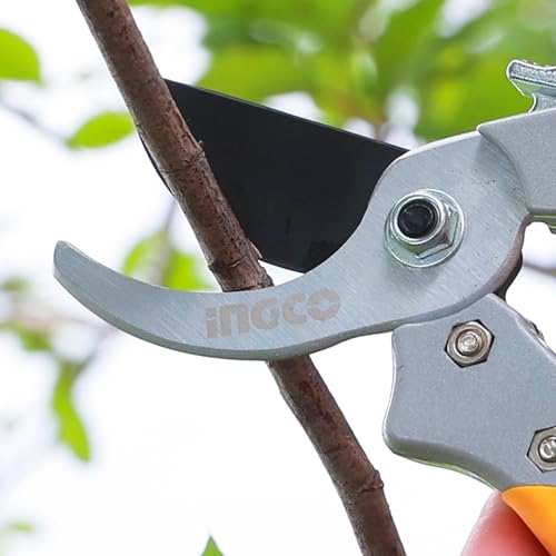 INGCO 8" Pruner for Gardening, Heavy Duty Plant Cutter, Heat Treatment Blade, Pruner Cutter, Garden Clippers, Garden Tools For Home - Image 2