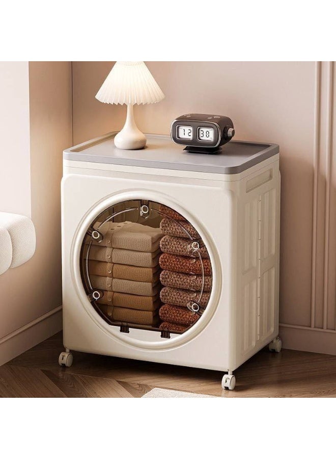 Versatile multi-purpose storage basket + small wheels: for easy transport - Image 1