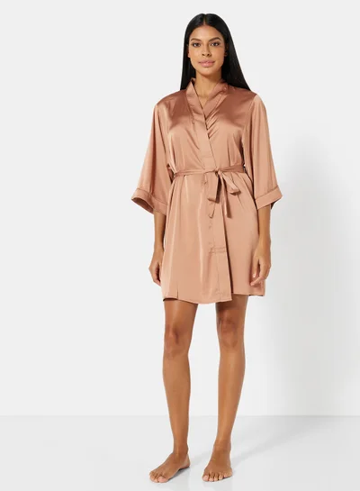 VERO MODA Basic Belted Nightwear Robe