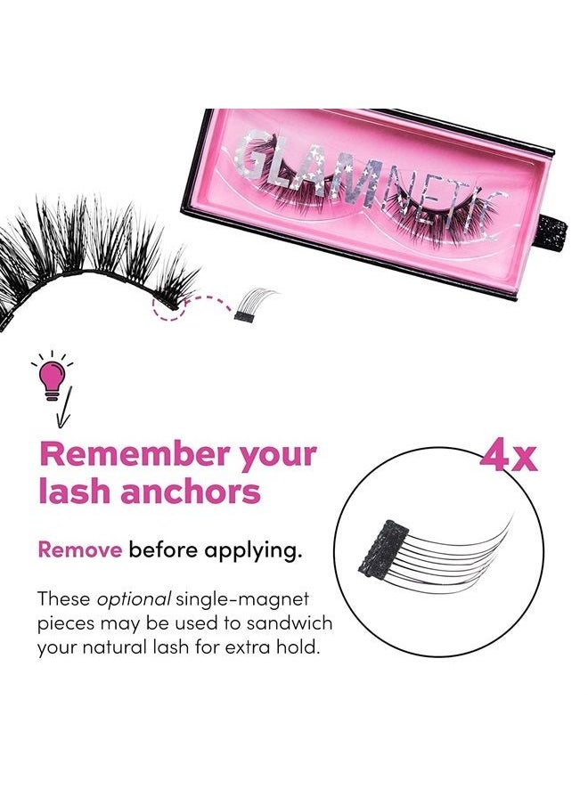 Glamnetic - Magnetic Eyelashes - Babygirl | Short Magnetic Lashes, 60 Wears Reusable Faux Mink Lashes, Wispy Round Natural Look - 1 Pair - Image 1