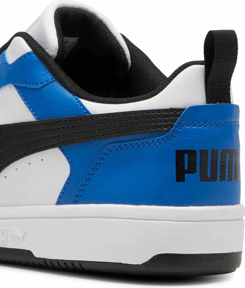 PUMA Rebound V6 Low Unisex Sneaker Shoes 392328-16 White-Blue