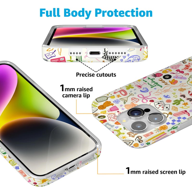 Casely iPhone 15 Pro Case | All The Fun Things | Fun on Weekdays | Compatible with MagSafe | Classic Ultra Slim Design - Image 3