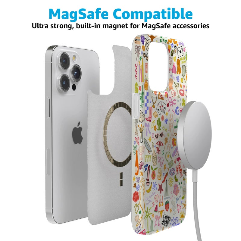 Casely iPhone 15 Pro Case | All The Fun Things | Fun on Weekdays | Compatible with MagSafe | Classic Ultra Slim Design - Image 4