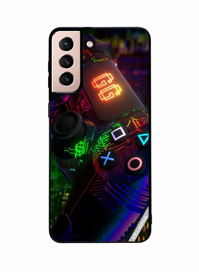 VR CREATIVE Protective Case Cover For Samsung Galaxy S21 5G Gaming Design Multicolour - Image 1