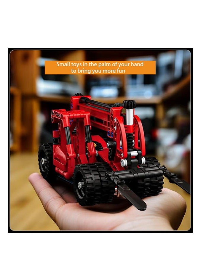 mould king 24016 Forklift Truck Construction Toys Building Blocks, Creative STEM Toys Mini Forklift Building Kit Toys(218PCS),Mini Forklift for Boys Girls Kids 8+  - Image 2