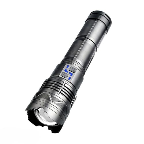 PAGALY Torch Super Bright LED Flashlight 20000LM,Alluminium Alloy, 1500m Long-Range,30400 Mah Rechargeable Torch with Telescopic Zoom,Tactical Flashlight for Camping, Hiking, Emergency, Outdoor - Image 1