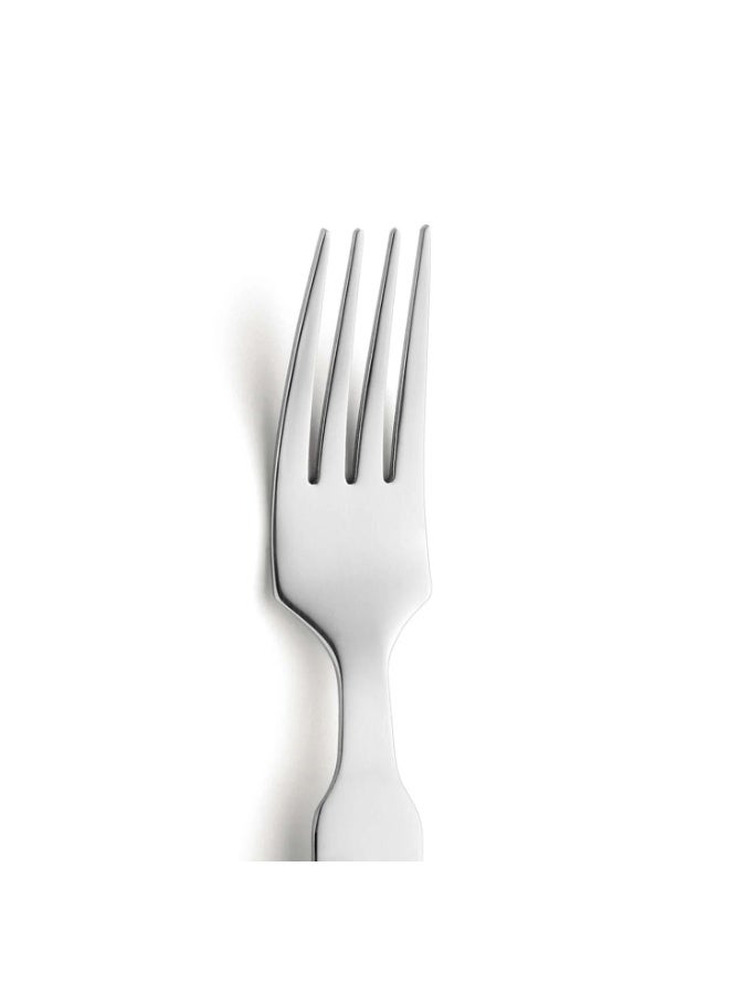 Amefa PIZZA Steak Fork Set of 12 Pieces Made from Premium 18/10 Stainless Steel with High Gloss Silver Finish and Traditional Riveted Handle Design Durable Steak Forks for Meat BBQ Grilling Dining Table Kitchen Restaurant Use Corrosion Resistant Heavy Duty Cutlery Forks for Daily Use Cozy Dinners Summer Barbecue Parties Professional Tableware Collection by Amefa Featuring Timeless European Design Comfortable Grip Balanced Weight Long Lasting Performance Dishwasher Safe Steak Forks Suitable for Home Hotels Cafes and Food Service - Image 3