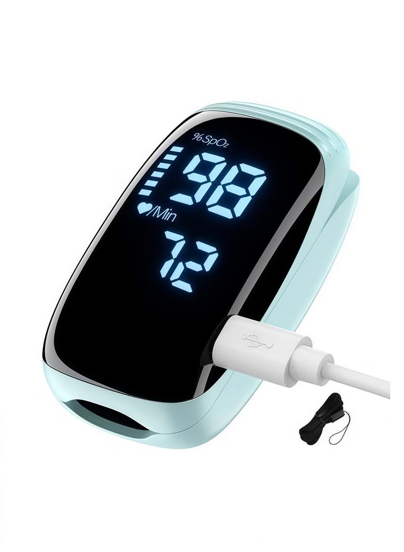 Joshberg Compact and Portable Finger Clip Oximeter for Real-Time Monitoring of Blood Oxygen Saturation, Heart Rate, and Pulse, Essential for Daily Home Health Monitoring - Image 3