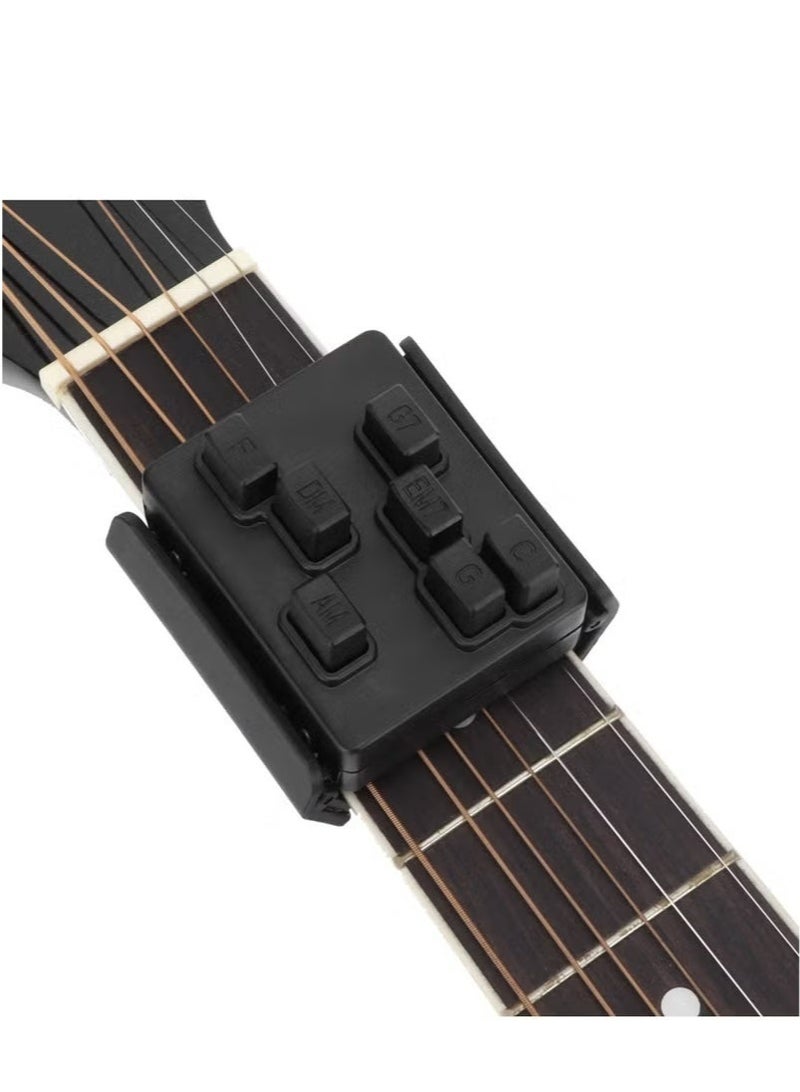 WALALLA Clip-On Chord Trainer for Guitar & Ukulele - Portable Button Auxiliary Tool for Faster Learning | Fits All String Instruments | Beginner Practice Aid with Comfortable Grip - Image 3