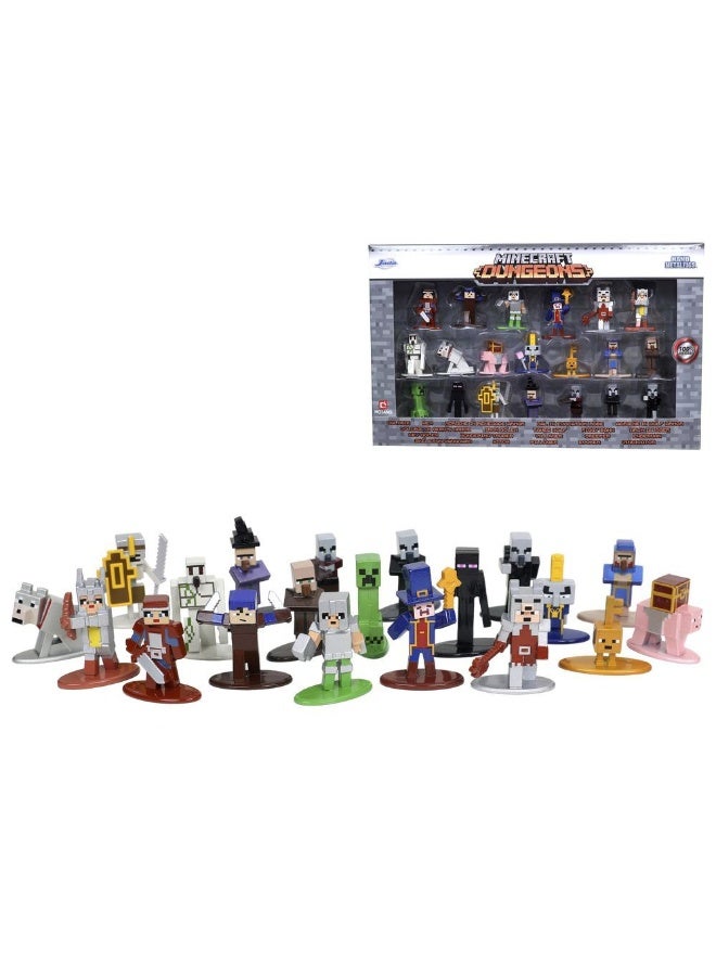 Jada Minecraft Wave 4 Dungeons Die-Cast Collectible Figures Pack of 20 (6.4 cm) - Image 2