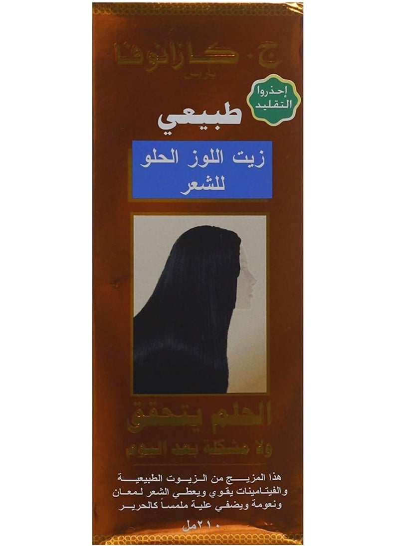 جيه كازانوفا زيت للشعر، 210 مل 