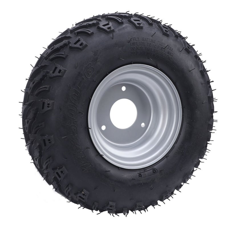 clever 14x5.00-6 Tubeless Tire 6-Inch Vacuum Tyre with Long Lasting Rubber Compound - Wear Resistant Ply Construction for ATV Go Kart Off Road Handling - Image 4