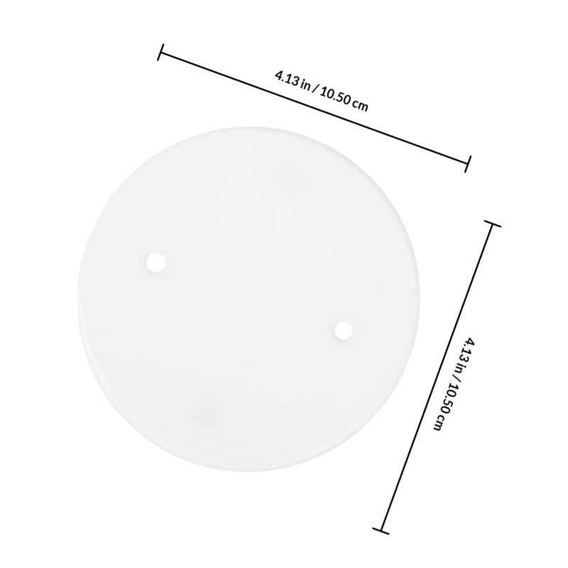 50pcs White Ceiling Blank-up Cover Blank Plate Electrical Box Cover Plates In Ceilings Or Walls For Oversize Box Openings Or Drywall - Image 2