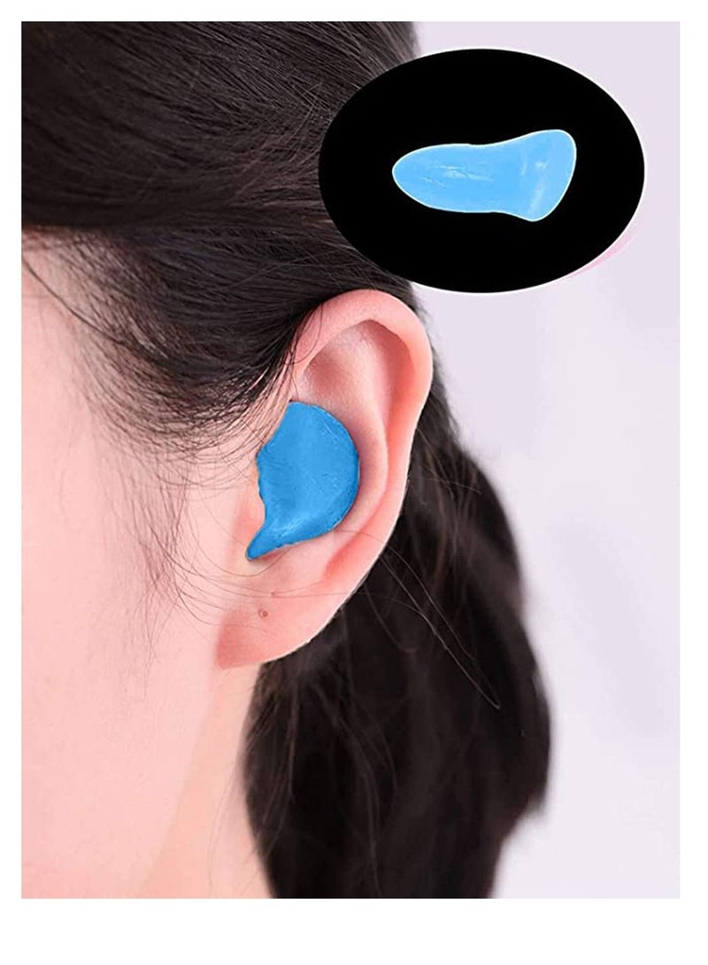 Y&D Sleep Earplugs, Silicone Earplugs with High Decibel Noise Protection Waterproof for Learning Swimming and Cancelling - Image 5