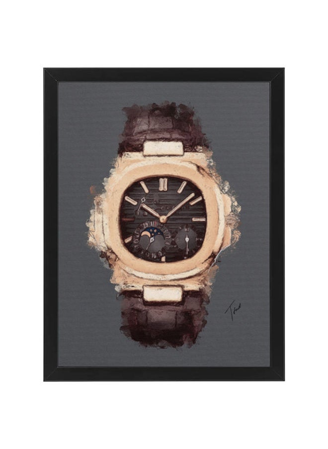 Boomah Accessories Patek Philippe Nautilus Rose Gold Fine Art Poster With Frame 30x40 cm 