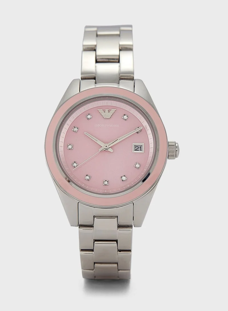 Leo Steel Strap Analog Watch
