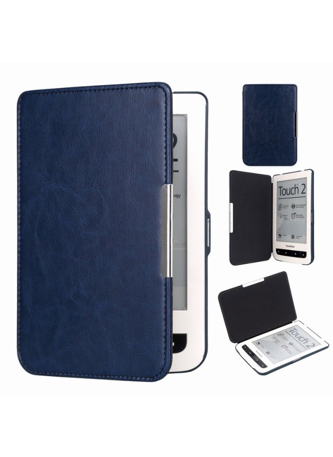 Generic - Suitable For Pocketbook 624 625 626 Protective Case Touch Lux2 Lux3 Leather Case-Color:Brown-Applicable Model:pocketbook624/625/626 - Image 1