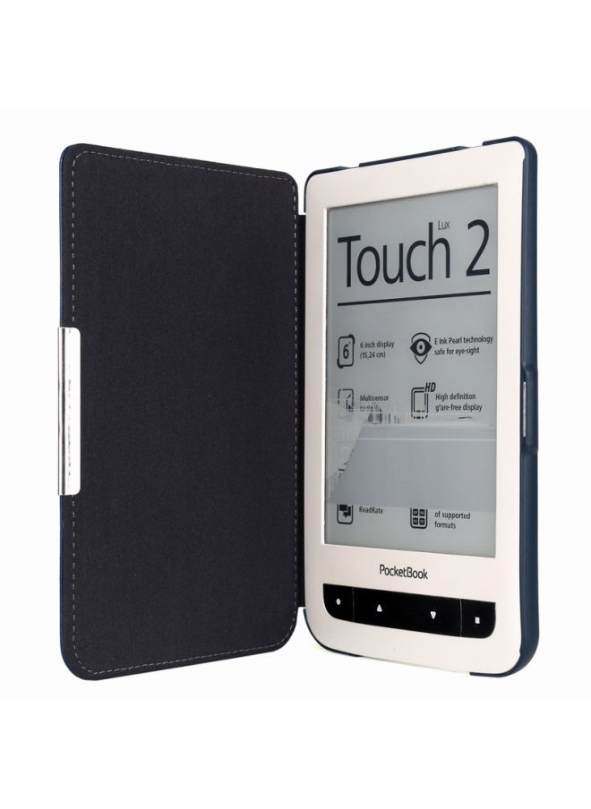 Generic - Suitable For Pocketbook 624 625 626 Protective Case Touch Lux2 Lux3 Leather Case-Color:Brown-Applicable Model:pocketbook624/625/626 - Image 1