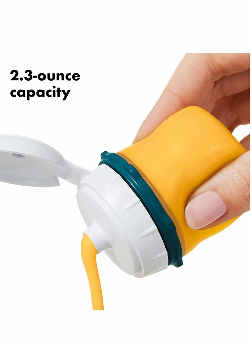 Y&D Condiment Squeeze Bottle, Leak Proof Silicone Sealed Jar for Home Kitchen, Oil Salad Dressing Honey  - Image 4