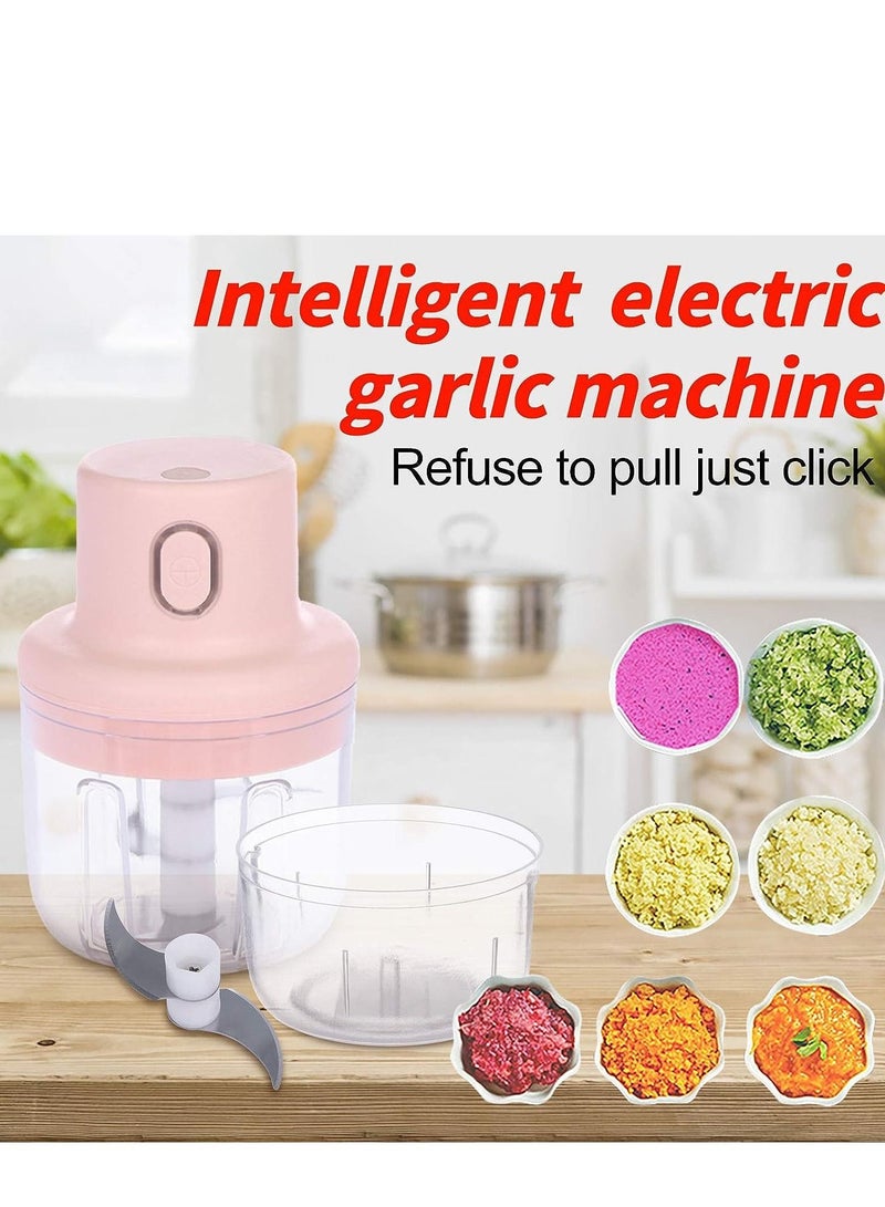 Truly Electric Garlic Chopper, Mini Food Chopper, Rechargeable USB Meat Grinder for Chilli Pepper Onion Vegetable Fruits  - Image 4