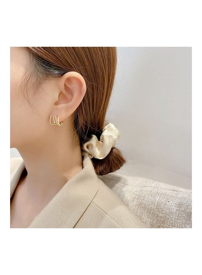 NIBEMINENT Half Moon Curved Micro Earrings Set - Image 3