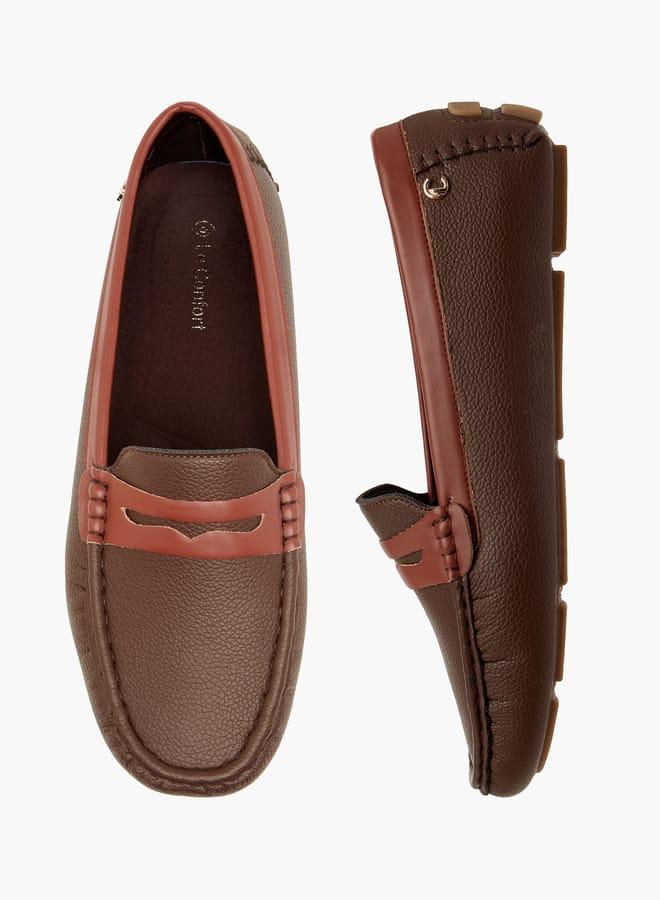 لو كونفورت لوفرز نسائي سليب أون بنقوش - Image 3