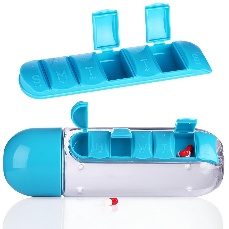 Medicine Organizer Acrylic Bottle Holder, Clear Storage Rack for Pills Vitamins Supplements, Countertop Medication Stand, Home Bathroom Kitchen Cabinet - Image 5
