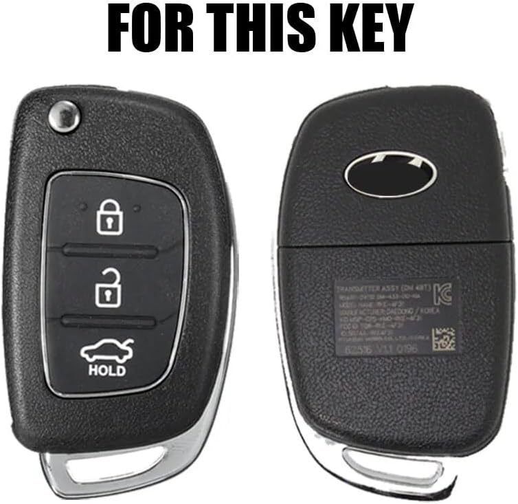 QASULER Silicone Key Case Cover for Hyundai - Image 2