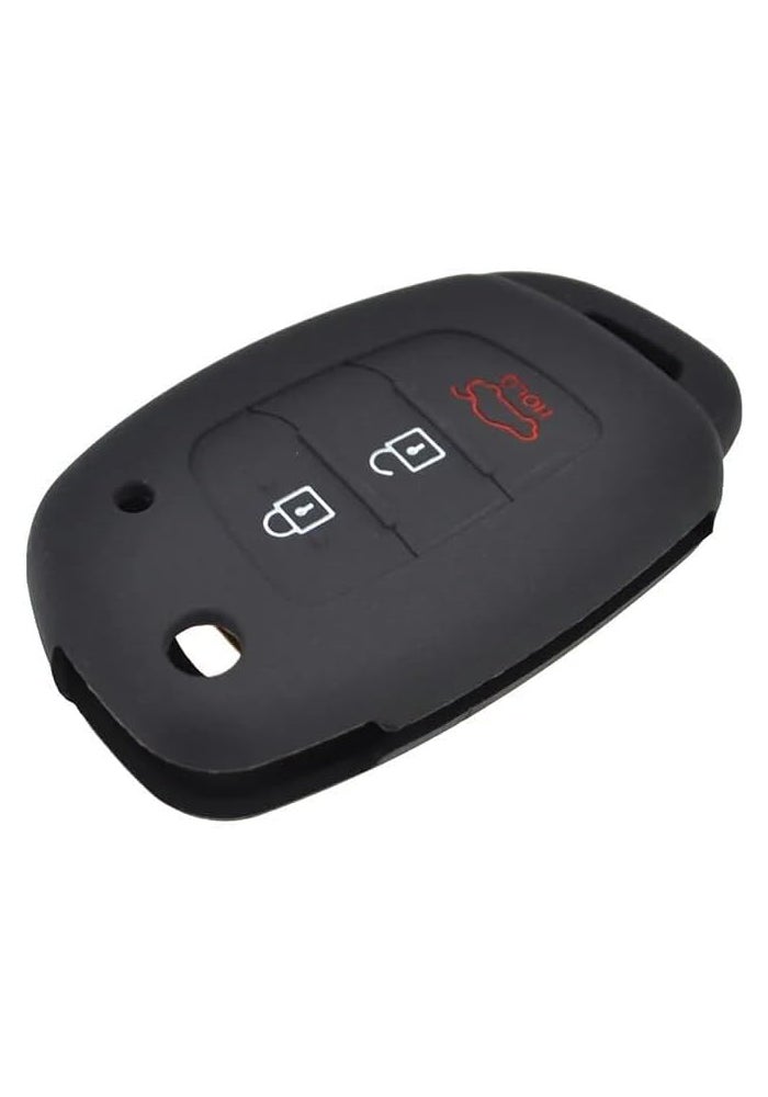 QASULER Silicone Key Case Cover for Hyundai - Image 4