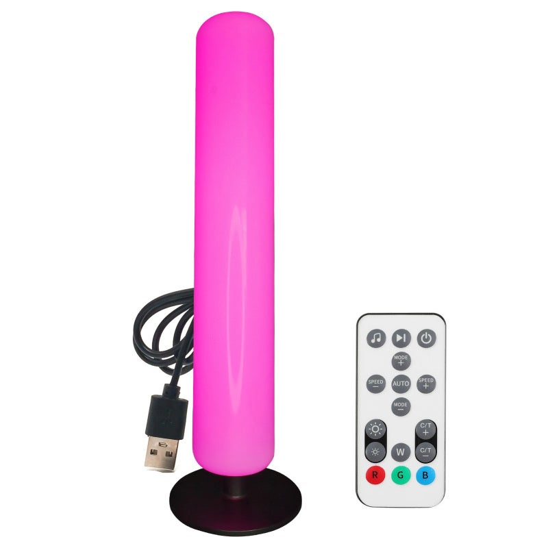 Intelligent Desktop TV Background RGB Atmospheres Light Brightness Dimming Decorative Lamp with Remote Controller for Livingroom Bedroom Party Decorations - Image 1