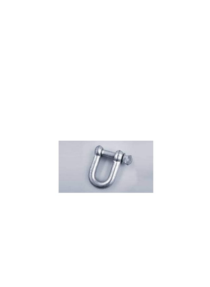 GI D SHACKLE EURO TYPE HOOK LOCKING AND WIRE ROPE FASTENER (16MM) - Image 3