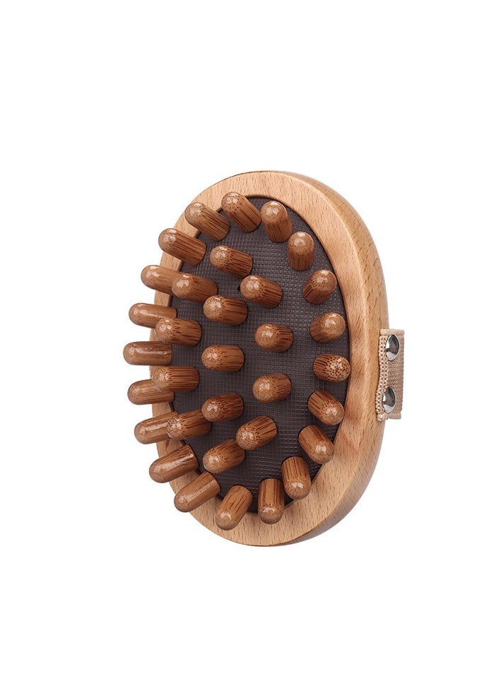 Generic - Handheld Wooden Massager Body Brush,Massager Air Cushion Meridian Brush Through Meridian Tapping Device Bamboo Massage Brush Reduces Cellulite and Relieves Tense Muscles - Image 1