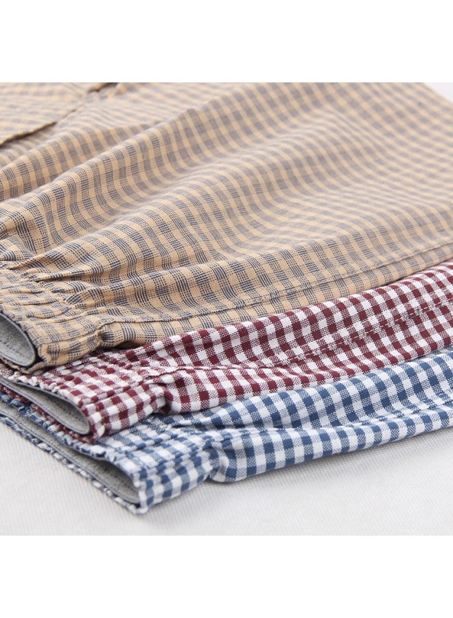 Bxman Loose Men's Underwear, Men's Boxer Briefs, Pure Cotton Woven Aro Pants, Men's Shorts, Men's Pajama Pants, 916 Set, 175l - Image 4