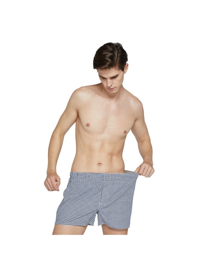 Bxman Loose Men's Underwear, Men's Boxer Briefs, Pure Cotton Woven Aro Pants, Men's Shorts, Men's Pajama Pants, 916 Set, 175l - Image 3