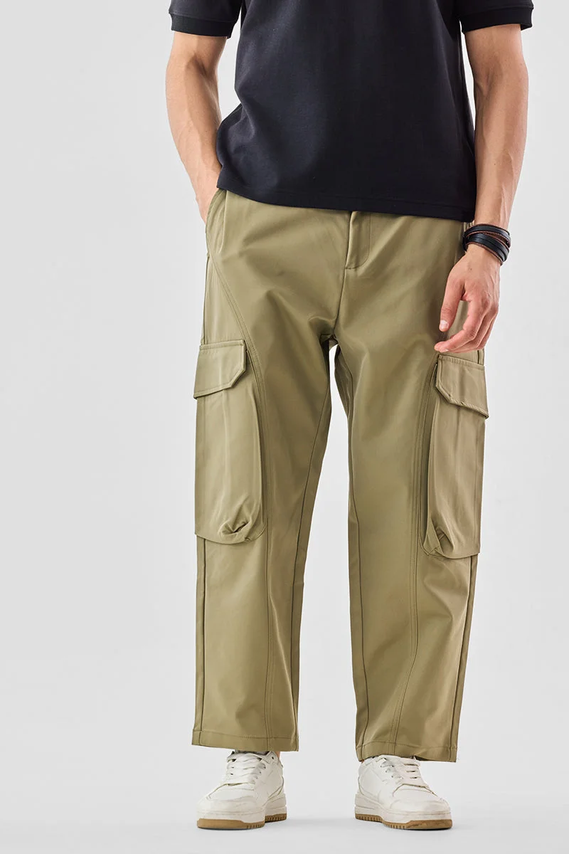 SNITCH بنطلون كارجو بقصة واسعة