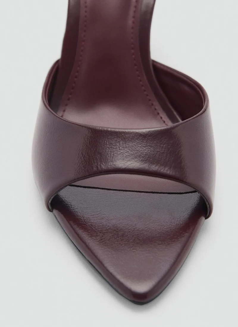 MANGO Pointed heel sandals
