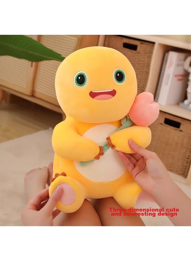 Weltston Plush Toy Doll Stuffed Animal Pillow Cushion Children's Birthday Gift, Xiao Qi And Milk Dragon Figurine 45cm - Image 2