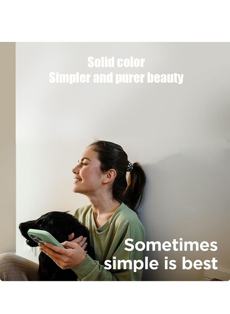 iPhone 15 Pro Max Mobile Case Cover with Soft Liquid Silicone Protection Anti-Scratch Shockproof Accessories Slim Protective Back Cover with Comfortable Hold Touch Feeling and Anti-fingerprint - Image 5