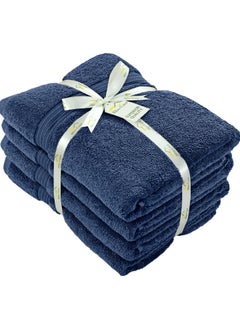 Bliss Casa 4-Piece Bath Towels, 100% Combed Cotton 550 GSM Superior Quality, Quick Dry Highly Absorbent Thick Soft Hotel Towles for Bath And Spa Bathroom Towel Set 70x140cm  - Image 5