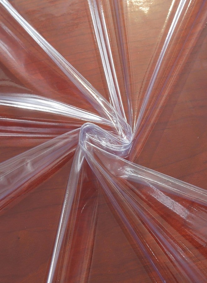 Zollyss Plastic Table Protector Sheet Transparent | Crystal Clear, Vinyl PVC 42 x 60 Inch | Dining Table Cover 6 Seater Waterproof & Oil Spill Proof | for Dining Tables, Parties - Image 5
