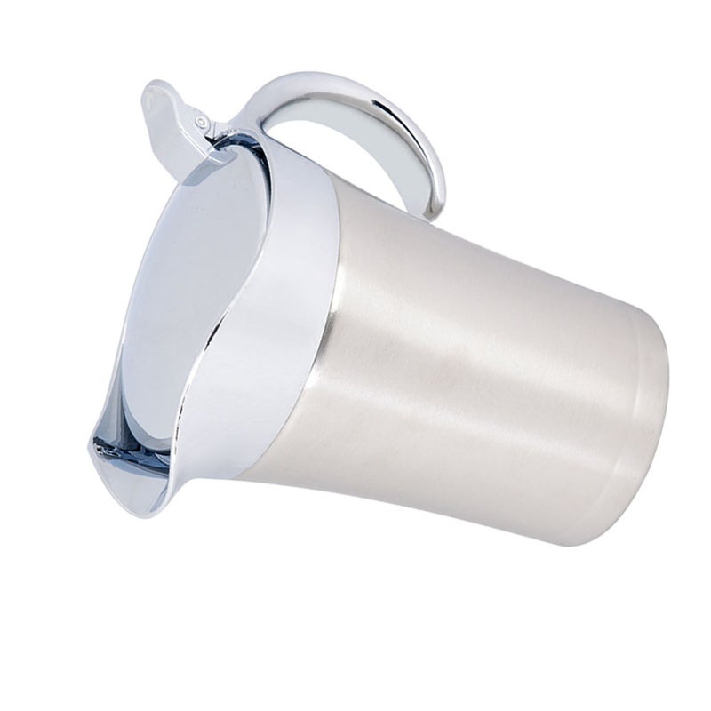 304 Stainless Steel Thermal Insulated Double Wall Sauce Gravy Boat Pot Serving Jug(L, 750ml) - Image 5
