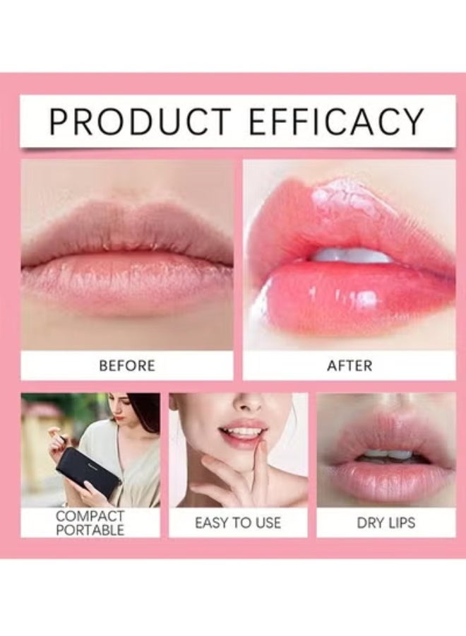 جينشين 2 قطعة من مصل الشفاه Jinshane ، تفتيح الشفاه للشفاه الداكنة ، مرطب مرطب الشفاه Remover Dark Lips Lip Essence ، سيروم فيتامين E Lip Fresh للشفاه الداكنة والجافة ، تفتيح الشفاه للشفاه الداكنة ، تفتيح خطوط الشفاه ، 18 جرام - Image 3